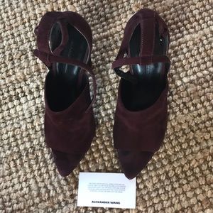 Alexander wang Nikole mule - burgundy